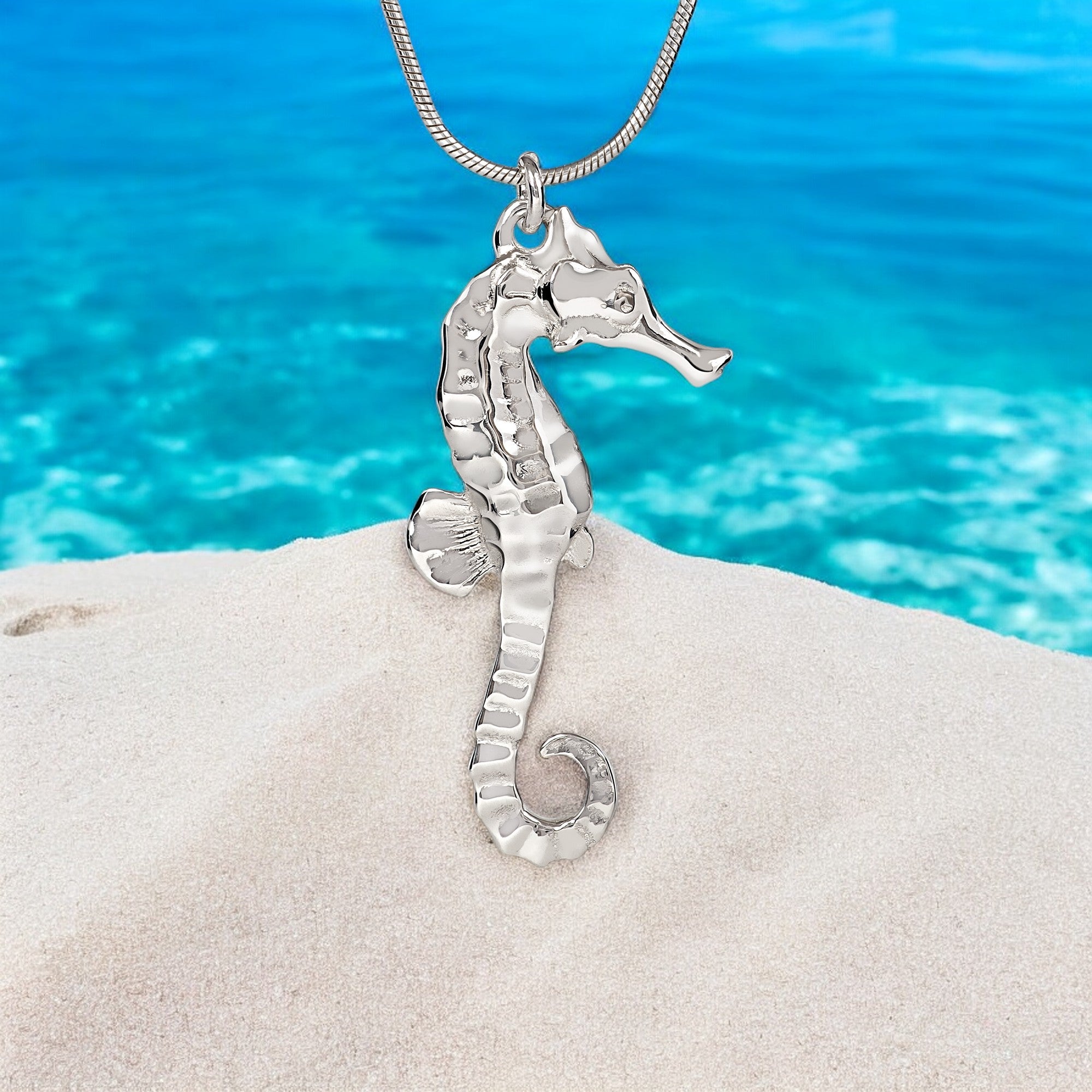 Seahorse Charm, Animal Charm, Seahorse Pendant, Spirit Animal Jewelry, Animal retailer Jewelry, Sterling Silver Charms