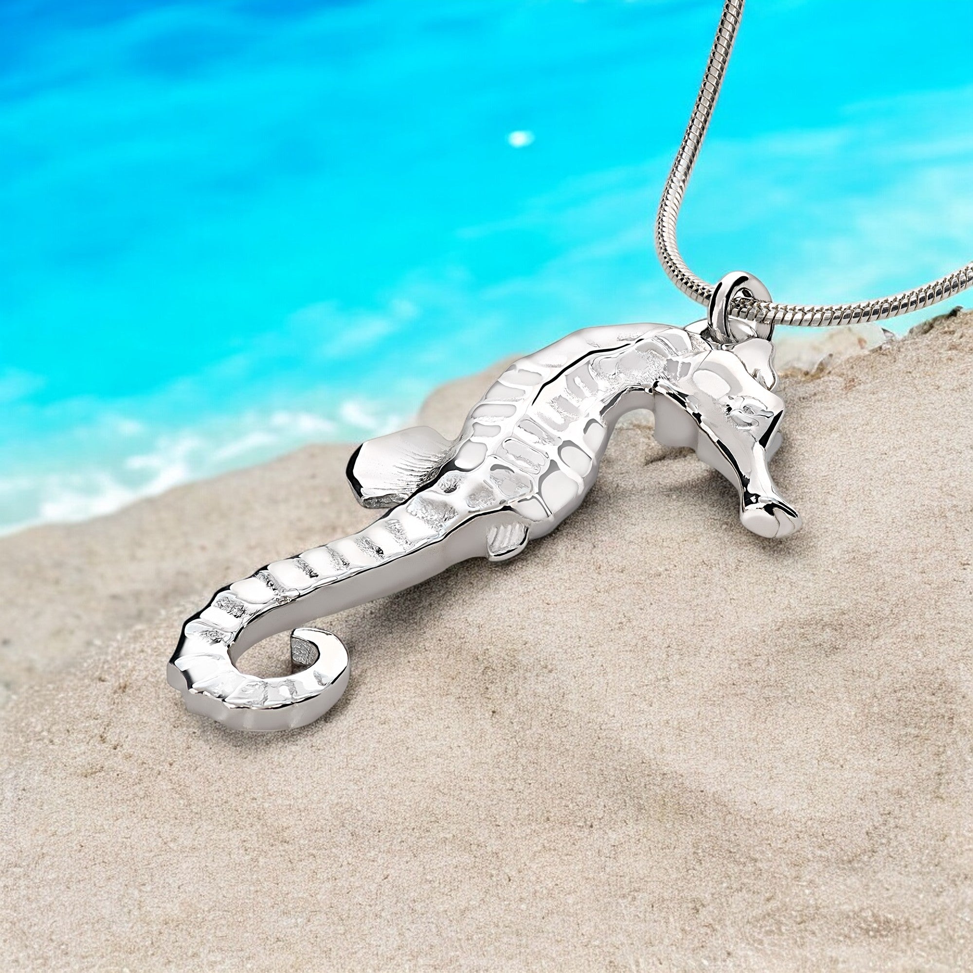 Seahorse Charm, Animal Charm, Seahorse Pendant, Spirit Animal store Jewelry, Animal Jewelry, Sterling Silver Charms