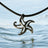 Starfish Necklace for Women Black- Sea Star Pendant Jet Black, Starfish Necklace Charm Hematite Like Finish, Beachy Necklaces, Starfish Black Necklace