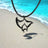 Manta Ray Necklace for Men and Women Black - Manta Ray Gift for Women and Men, Stingray Necklace Jet Black, Gifts for Divers, Black Sea life Jewelry