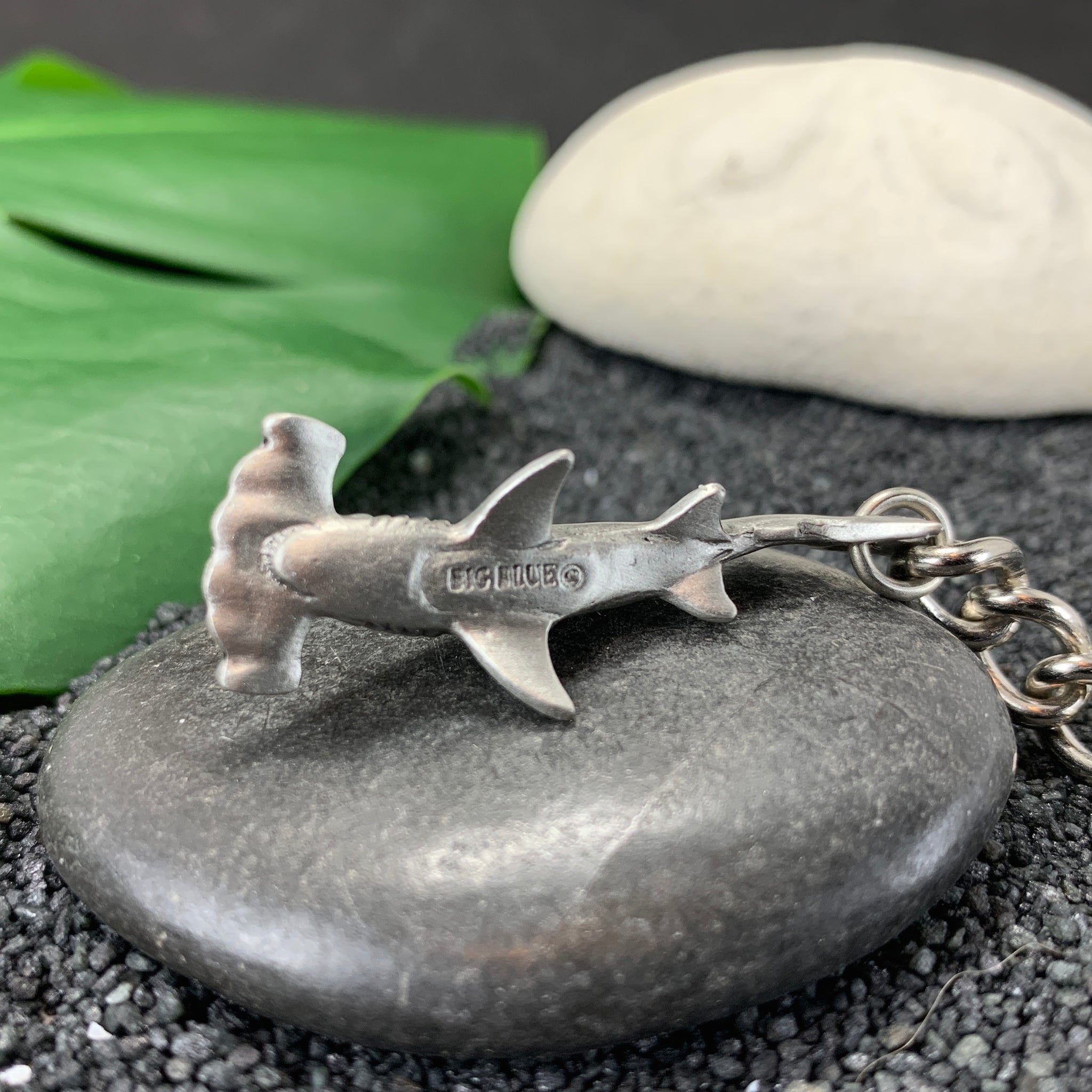 America Strong - Pewter Hammered Keychain - USA Made