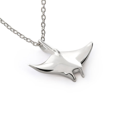 Stingray Necklace Antique Bronze- Manta Ray Necklace for Women, Bronze  Stingray Necklace, Stingray Jewelry